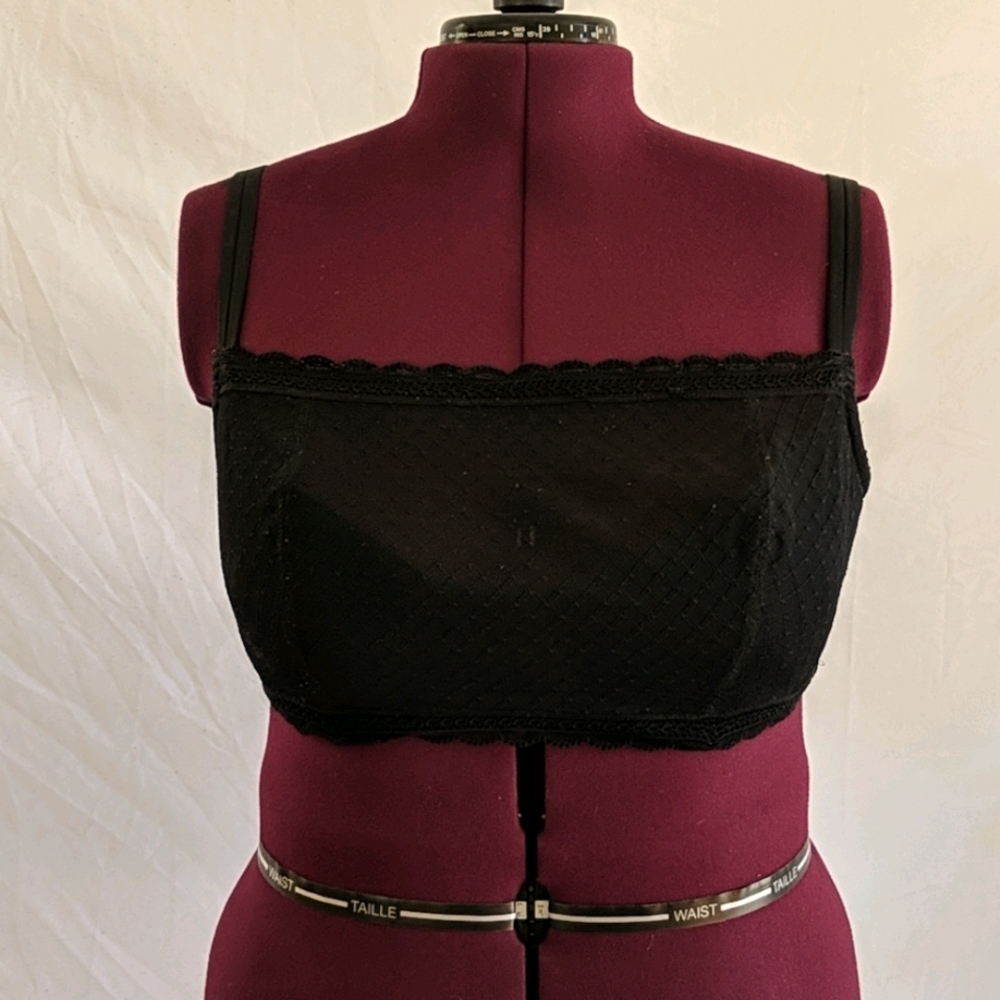 Lane Bryant cacique bra 40DDD built-in mesh cami